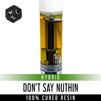 White Label Extracts - Don't Say Nothin - 1g Cured Resin Cartridge